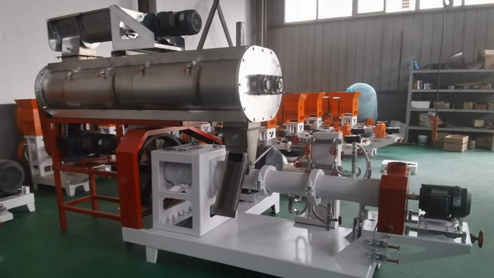 ornamental fish floating sinking fish feed machine